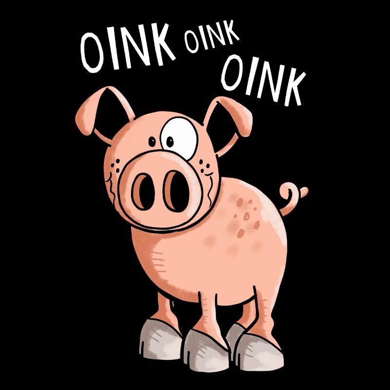 Kleines Oink Schwein - Comic - Schweine - Tiere