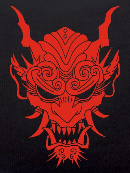 Red gothic demon