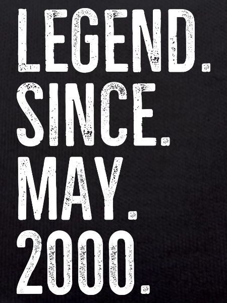 Legend Since May 2000