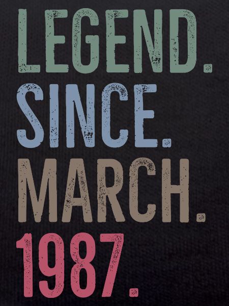 Legend Since March 1987