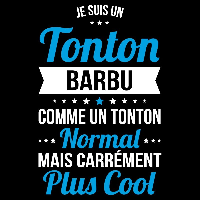 tonton barbu comme tonton normal plus cool