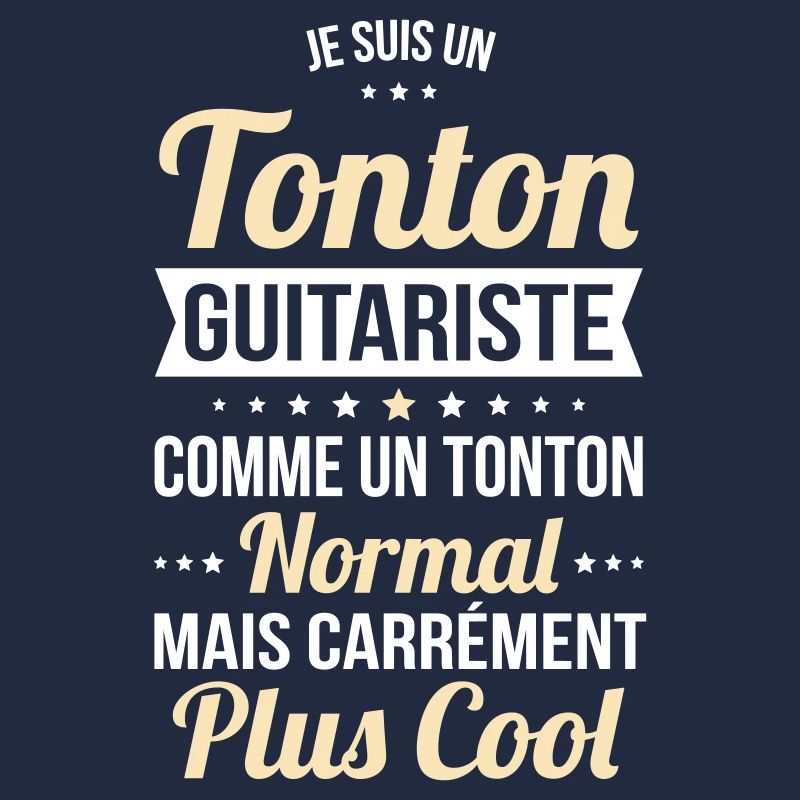 Tonton guitariste comme un tonton normal plus cool