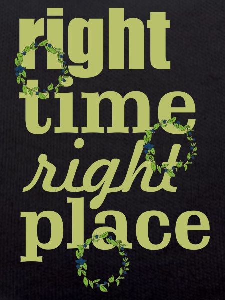 right time right place