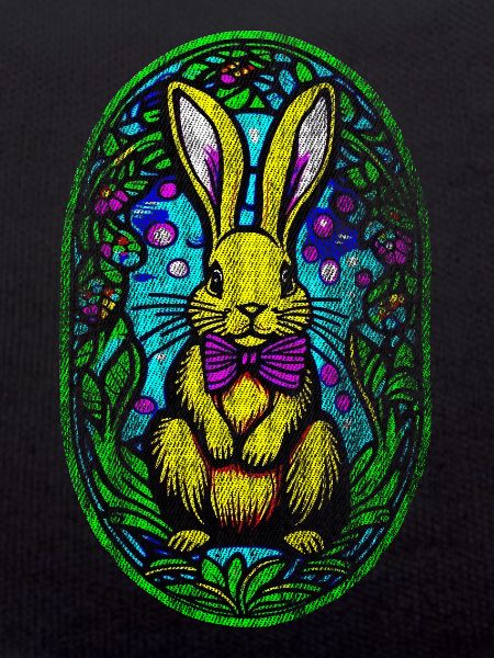 Rabbit Rabbit Motif Easter