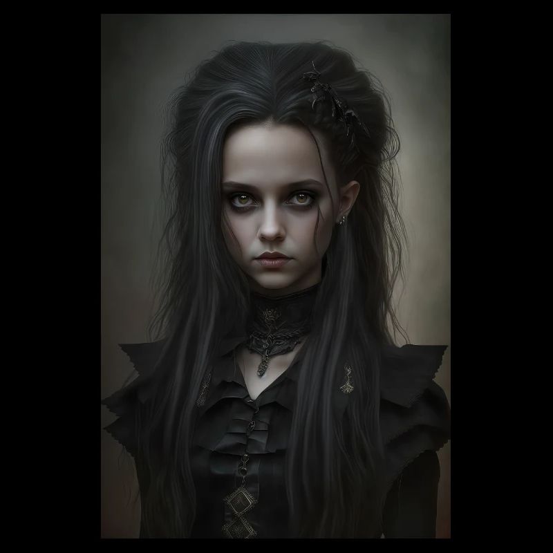 Gothique Mädchen Goth Fille