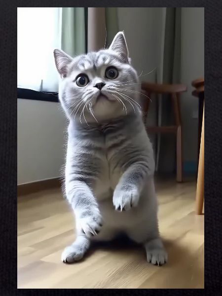 Drôle de chat mignon
