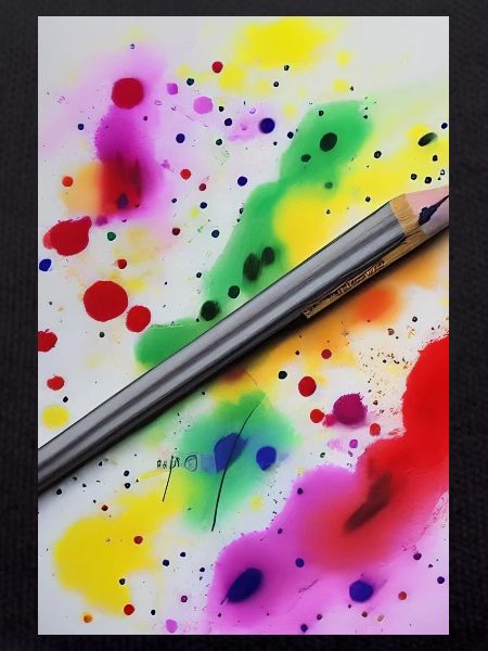 Splashes of paint