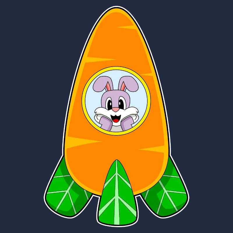 Lapin vaisseau spatial Espace
