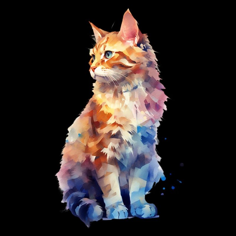 Pastell Katze
