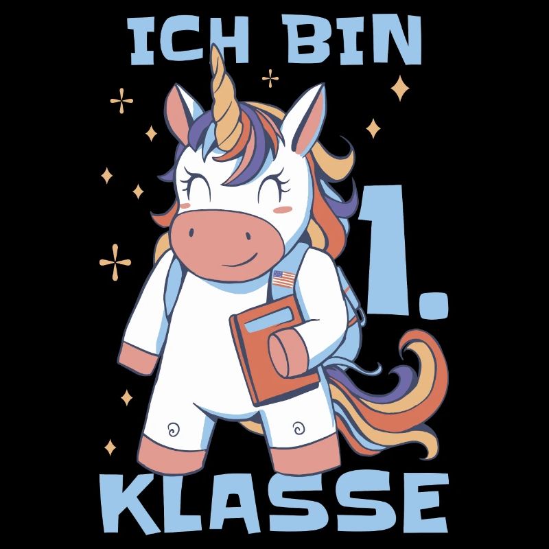 Einhorn Ich Bin 1. Klasse
