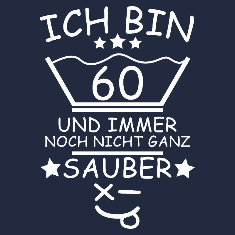 60. Geburtstag Wäsche Design