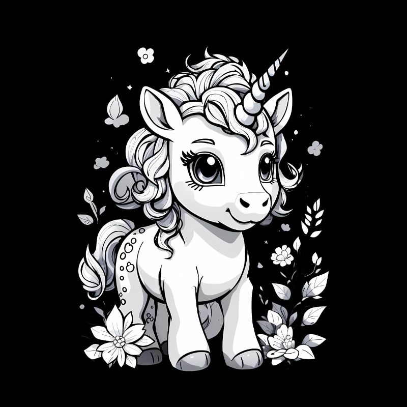 Licorne mignonne