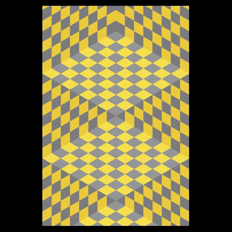 3D Chess Optical Illusion