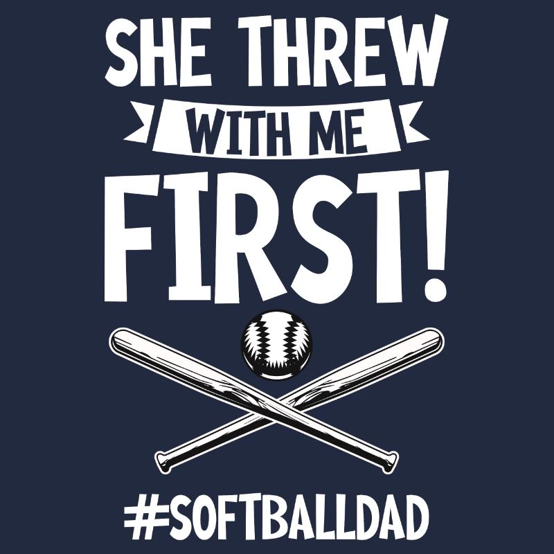 Elle a jeté avec moi le premier #softballdad 4