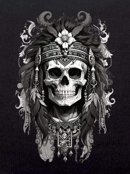 Floral Skull full