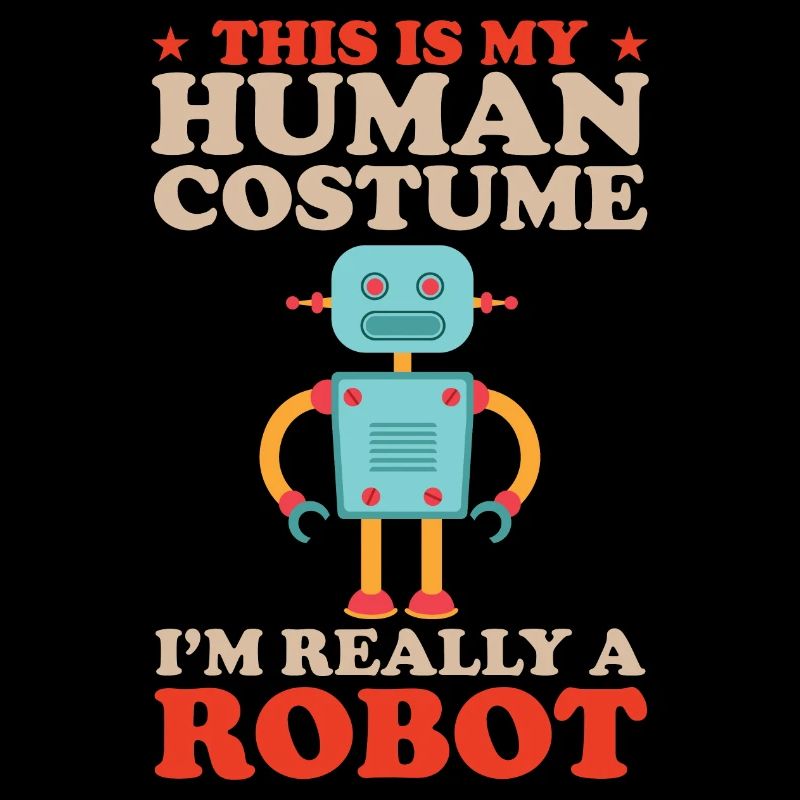 Human Costume I'm A Robot Robotics Engineer Droid