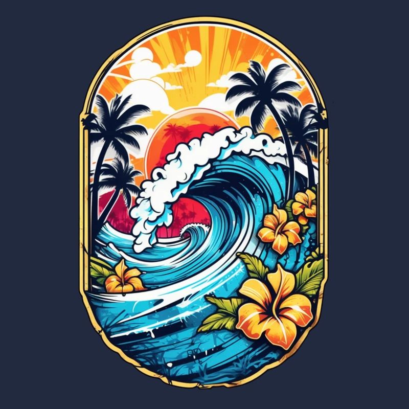 Surf Wave & Hawaii
