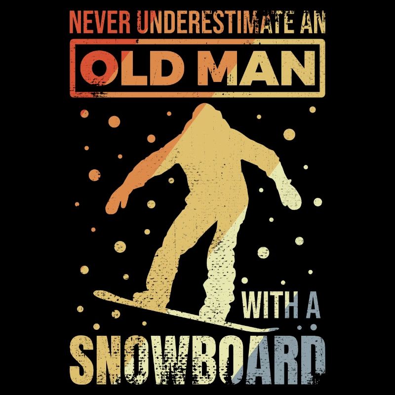 Snowboard Großvater