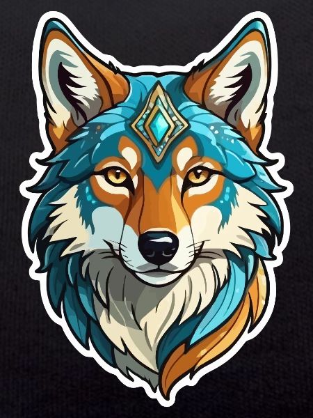 Wolf fantasy illustration