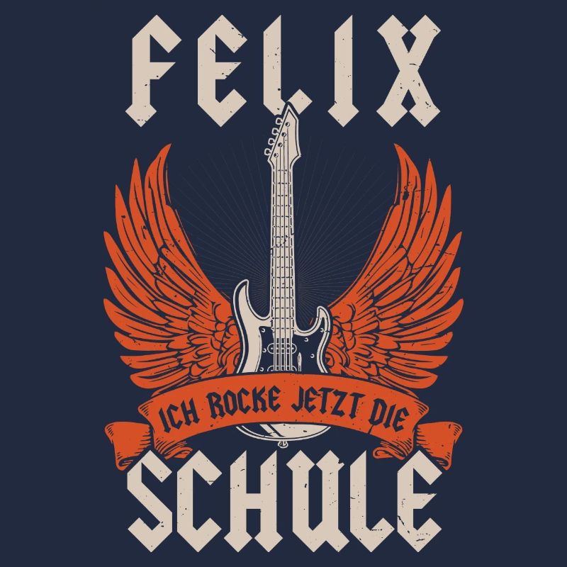 Félix, écolier, je suis en train de balancer le premier jour d’école maintenant