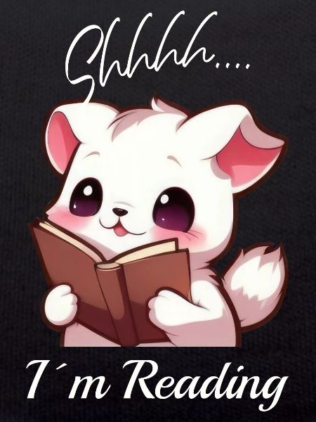 Cat with book