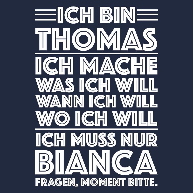Ich bin Thomas und mache was ich will | Sarkasmus