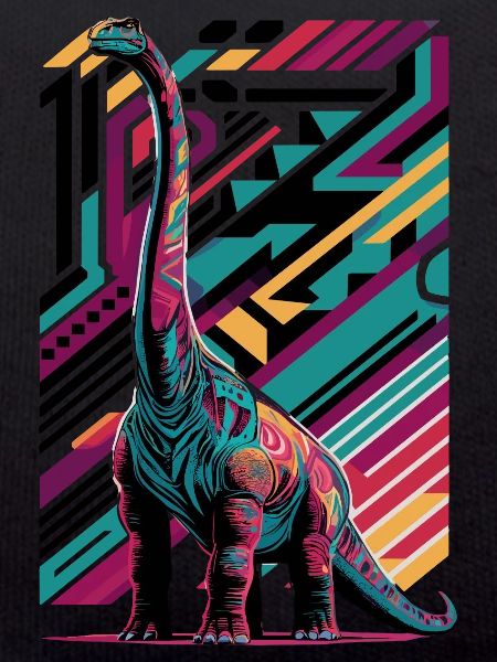 Langhals Brachiosaurus Dinosaurier