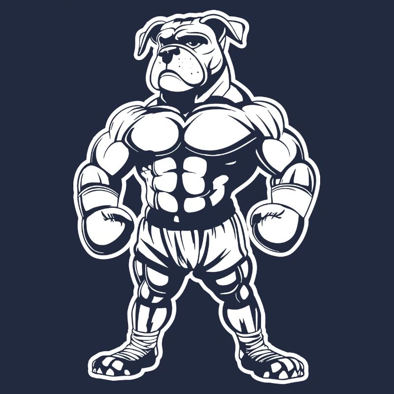 Boxer Hund Zeichnung