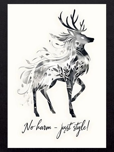 Deer Animal Saying Gift
