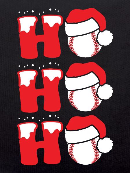 Baseball Christmas Santa