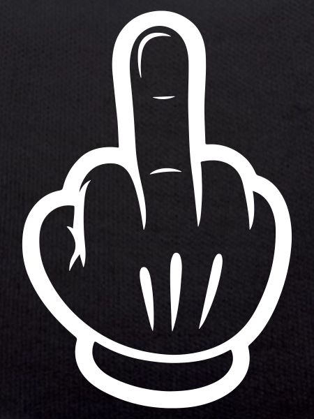 Mittelfinger Comic Hand