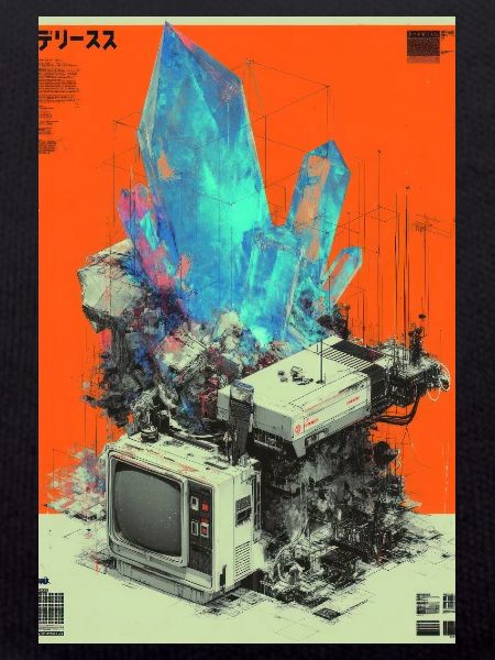 Retro-Tech-Kristallfusion