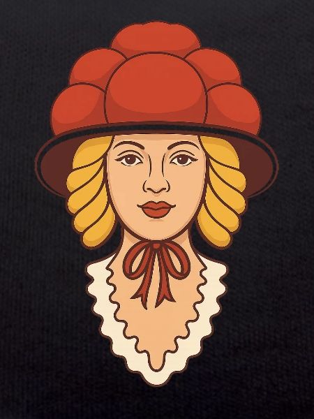 Bollenhut Mädchen