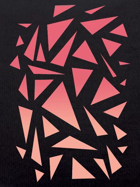 Triangle Pattern - Pink Gradient