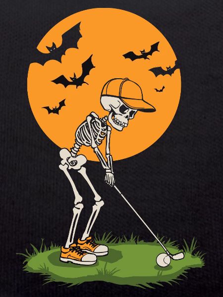 Moonlit Skeleton Golf