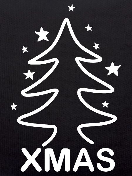 XMAS Christmas Tree with Stars