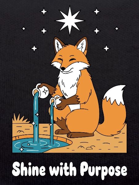 Fuchs leuchtet mit Sinn