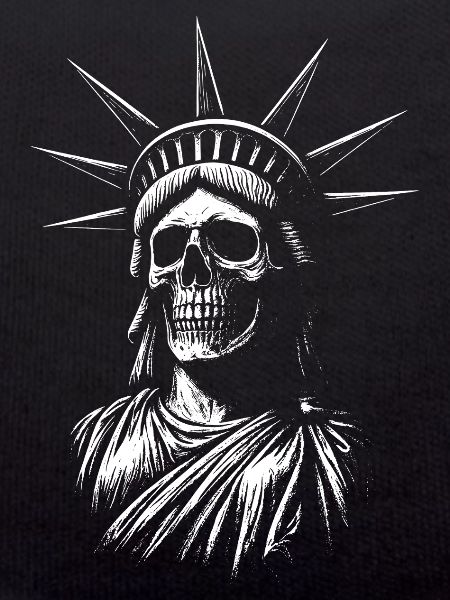 Statue of Liberty Skull Crown