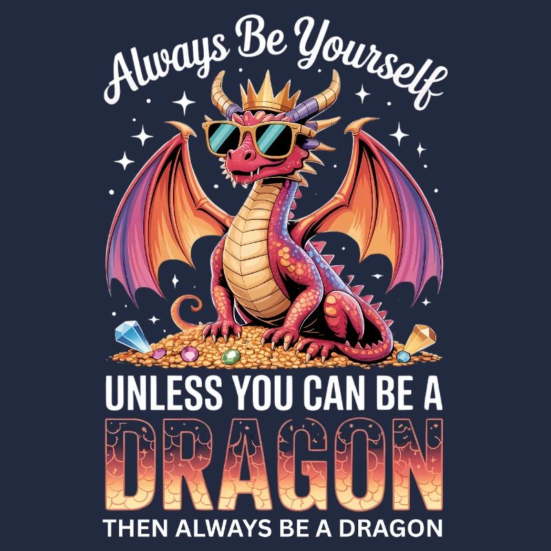 Sei immer du selbst, es sei denn, du kannst ein Drache sein