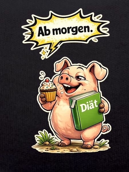 Funny Pig Diet Saying Gift