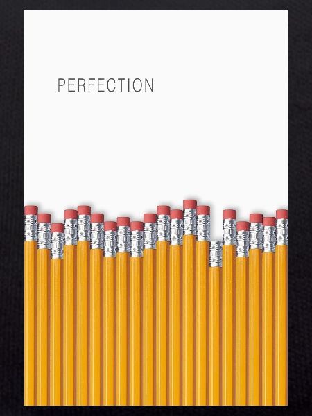 Perfection Minimalist Irony Design