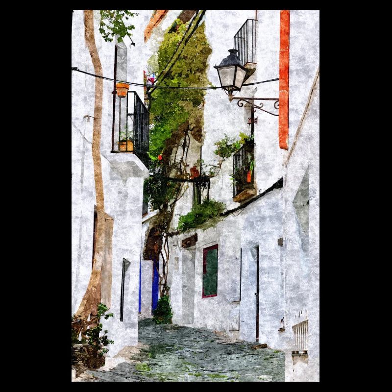 Schöne Stadt Cadaques in Spanien