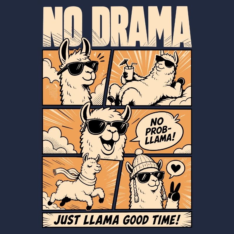 No Drama Llama Sunshine Comic