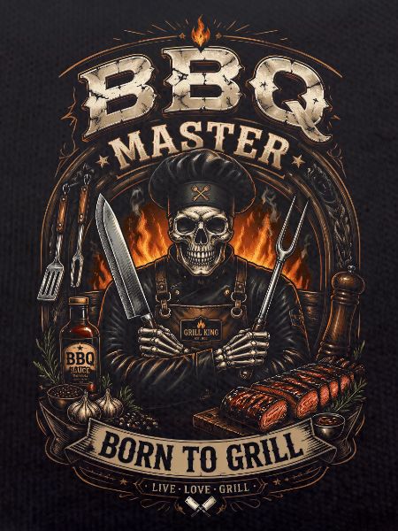 Master BBQ Skeleton Grill – Barbecue-Humor