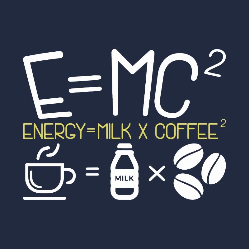 Coffee & Physics: Energy = Milk + Coffee Square