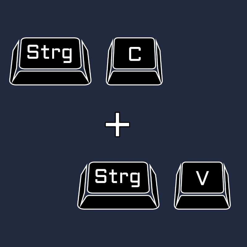 Ctrl c Ctrl v Clavier Ordinateur Copier Cadeau