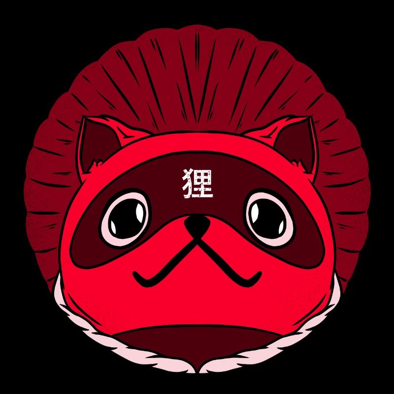 Tanuki, der Waschbär