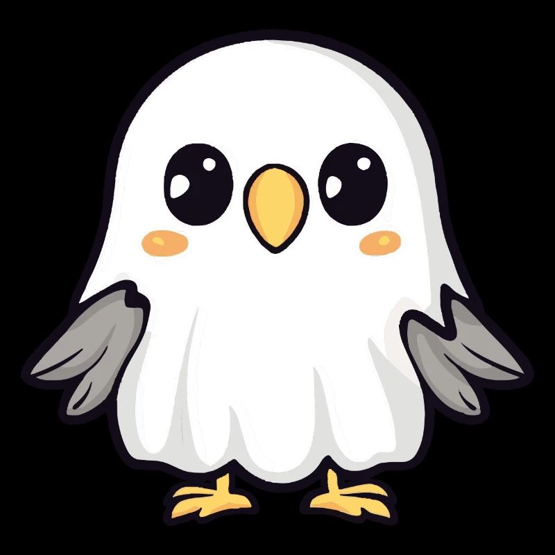 Eagle Halloween Comic Ghost