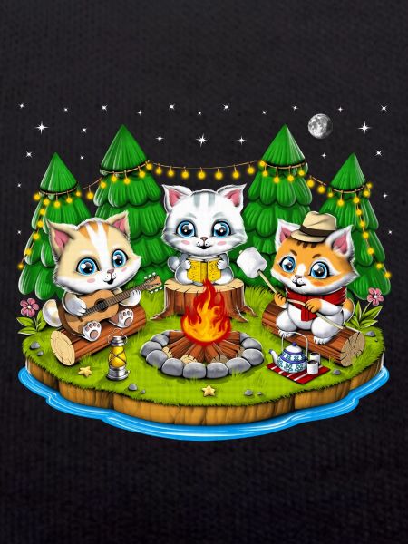 Camping Kawaii Cats