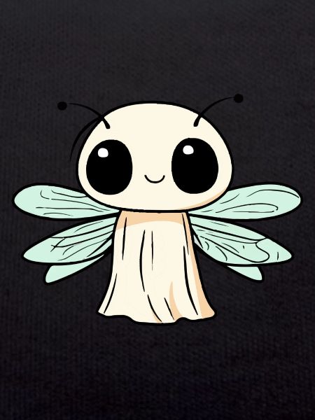 Dragonfly Halloween Comic Ghost